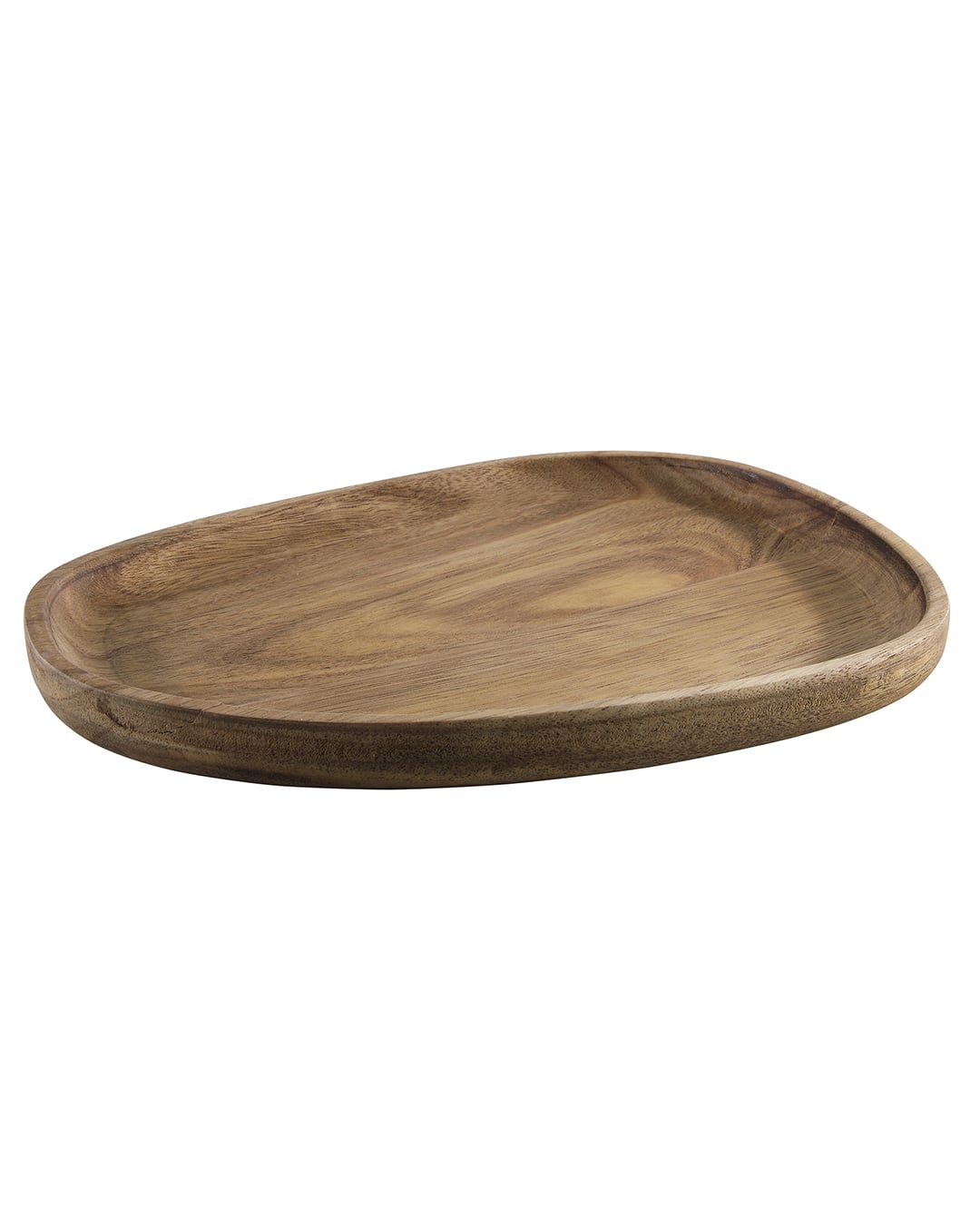 Drewniana taca do serwowania 25 cm - Fronda Miele - półmisek drewniany, drewno akacjowe