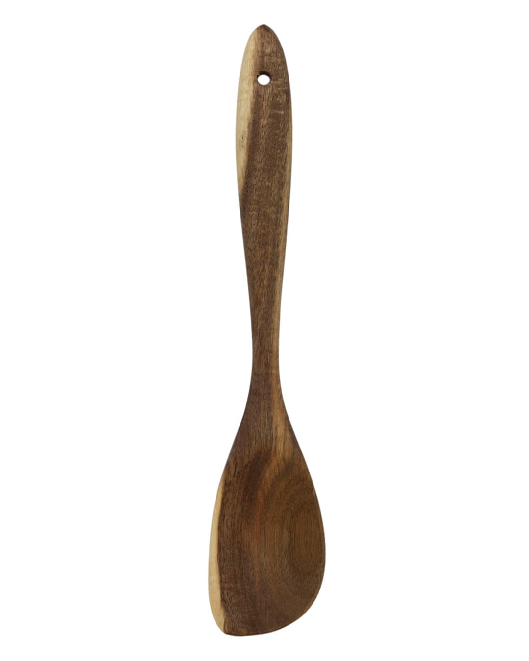 Drewniana łyżka do serwowania 32 cm - Fronda Ramo - drewno akacjowe, brązowa