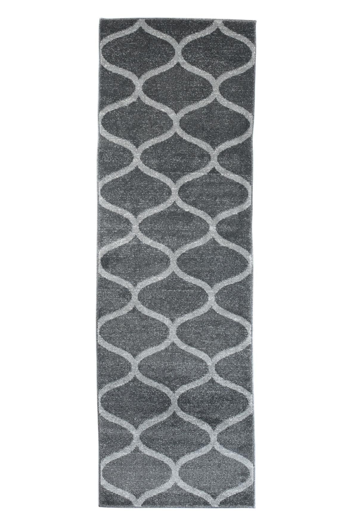 Dywan Nowoczesny Sari Geometryczny E665A DARK GRAY - szary