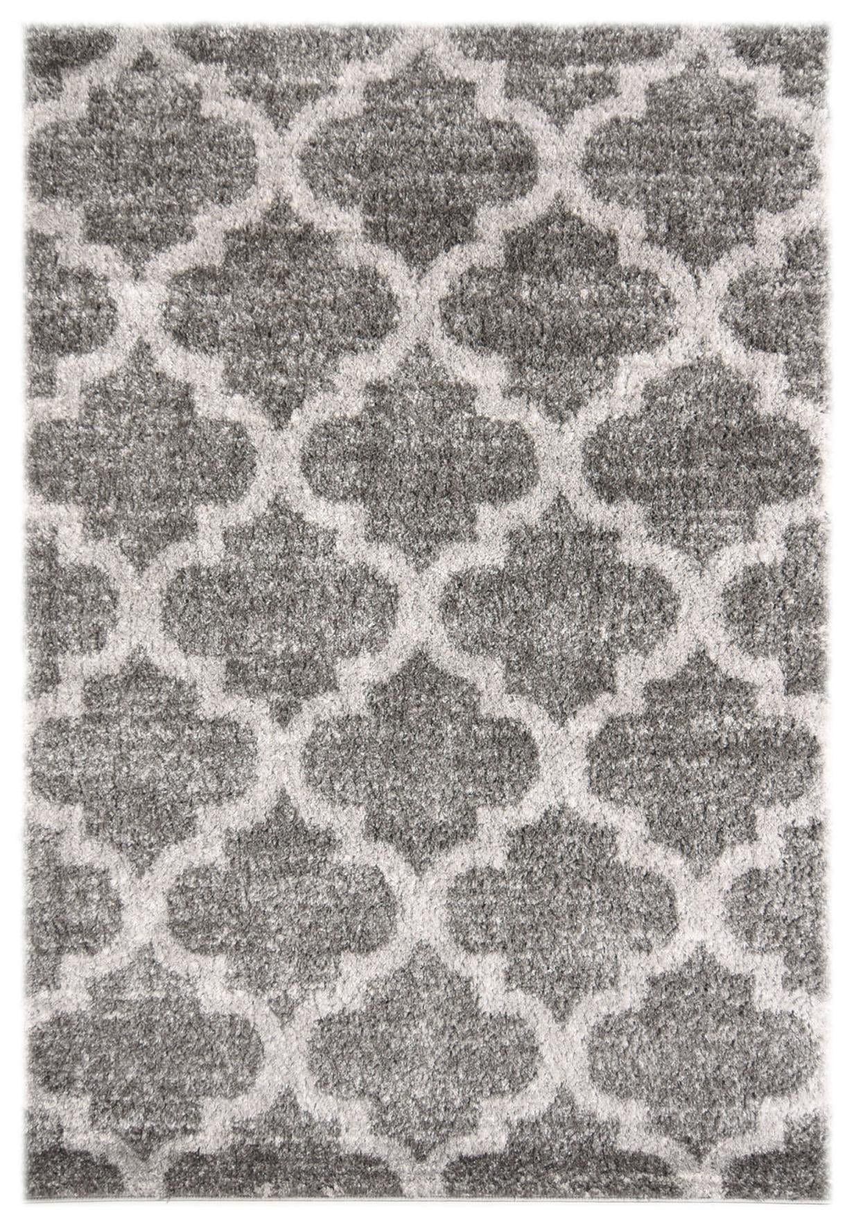 Dywan Shaggy Długowłosy Versay Geometryczny Z191C DARK GRAY - szary