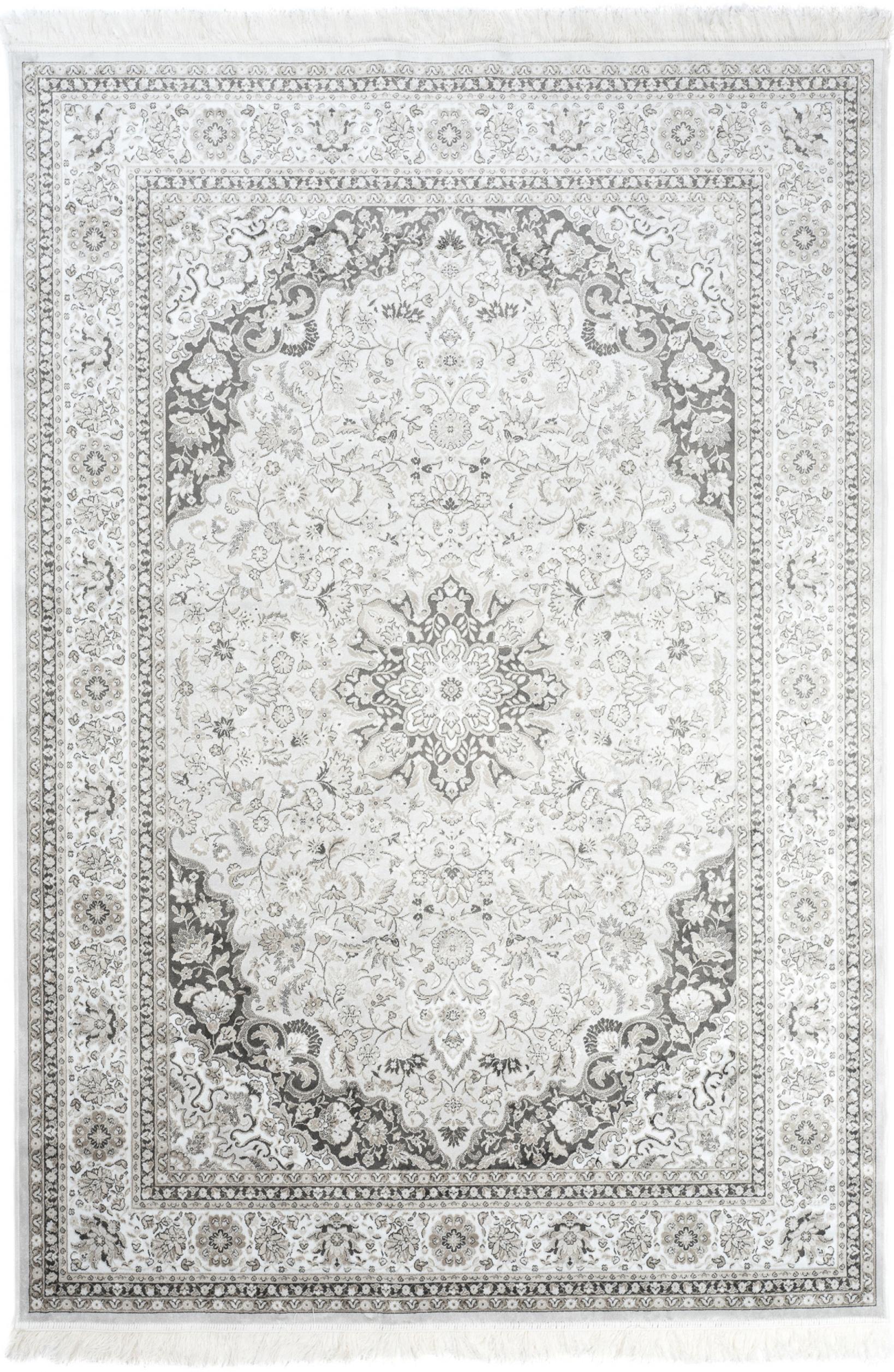 Dywan Tradycyjny Isphahan 77801 SILVER - srebrny, ecru