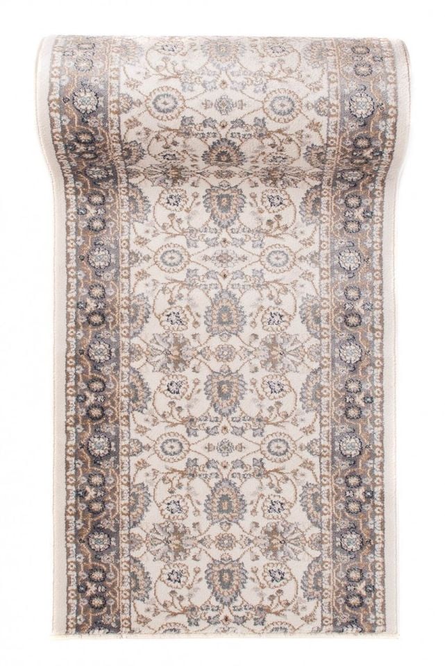 Chodnik Dywanowy Na Metry Tradycyjny - Orientalny COLORADO 2512A WHITE - beżowy, kremowy