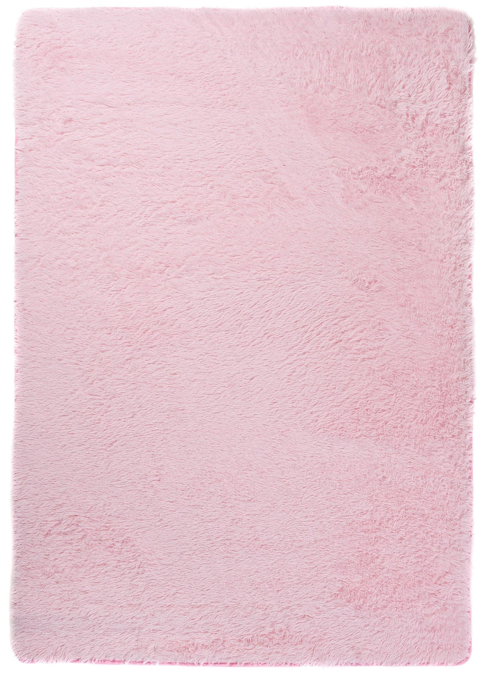 Dywan Shaggy Długowłosy Silk Jednokolorowy SOLID LPINK - różowy