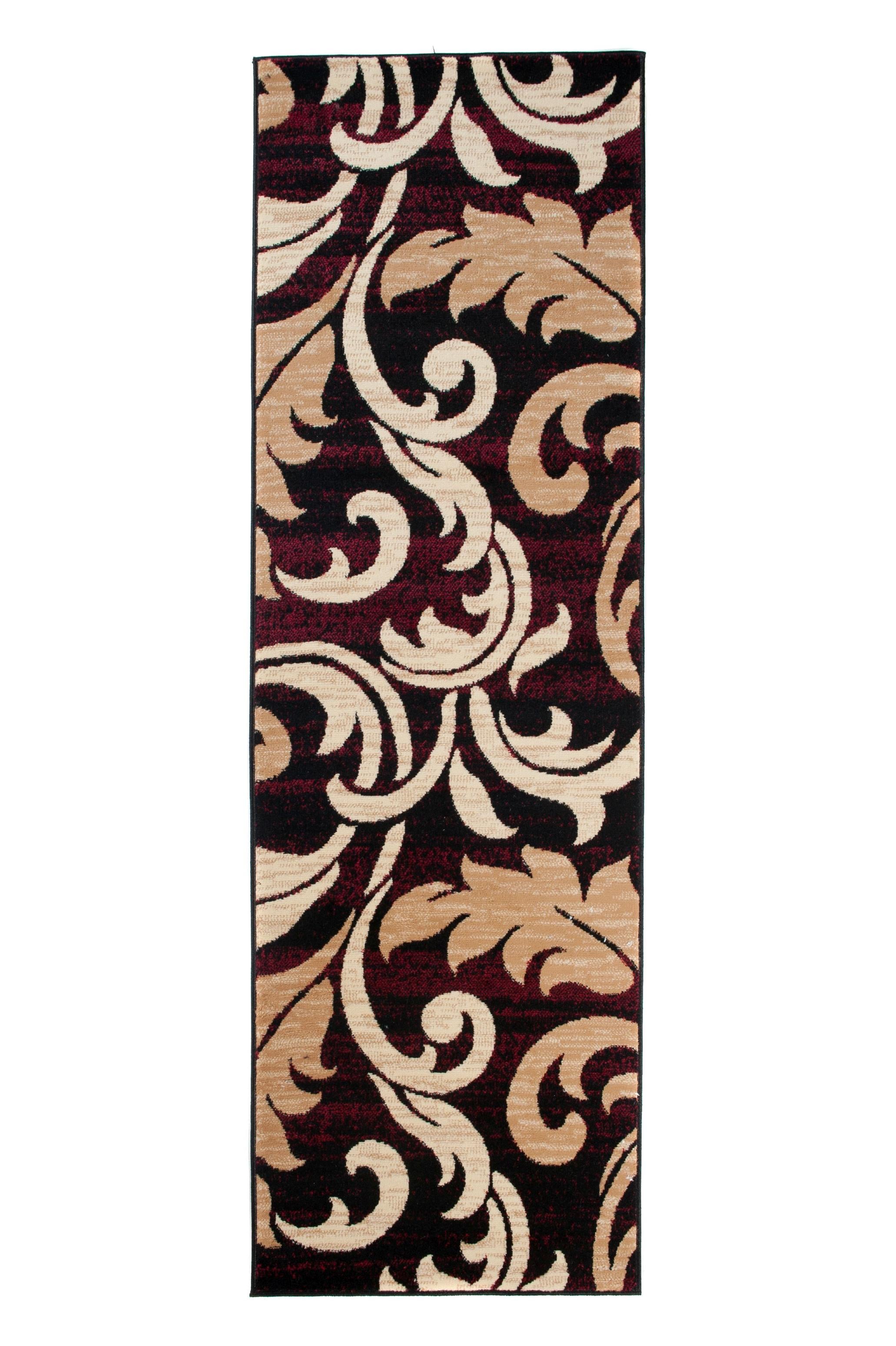 Dywan Nowoczesny Dream Roślinny 2715B BLACK - brązowy