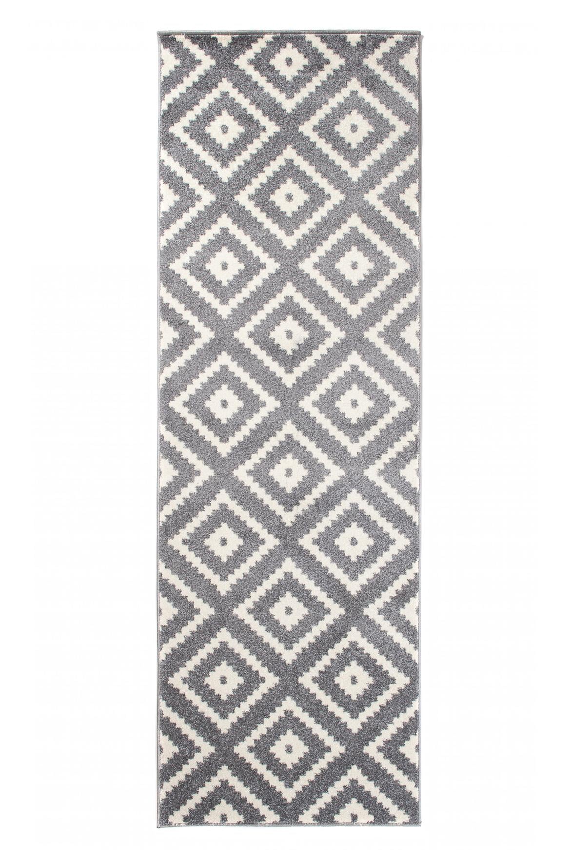 Dywan Nowoczesny Maroko Geometryczny L885A GRAY - szary