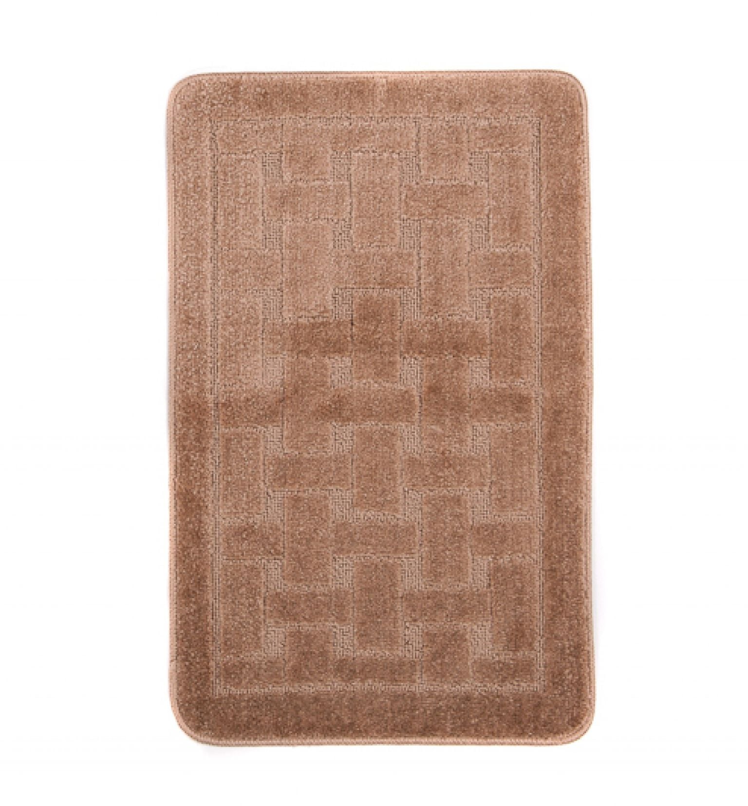 Dywanik Łazienkowy - MONO 1039 CAMEL, antypoślizgowy