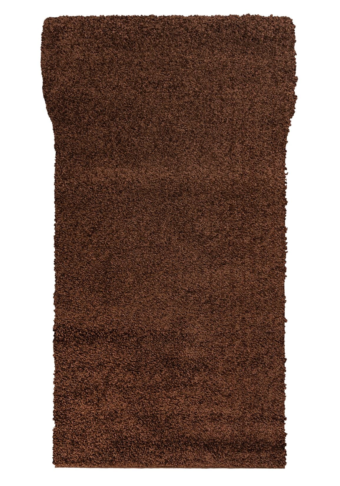 Chodnik Shaggy Na Metry DELHI 7388A BROWN - nowoczesny, brązowy