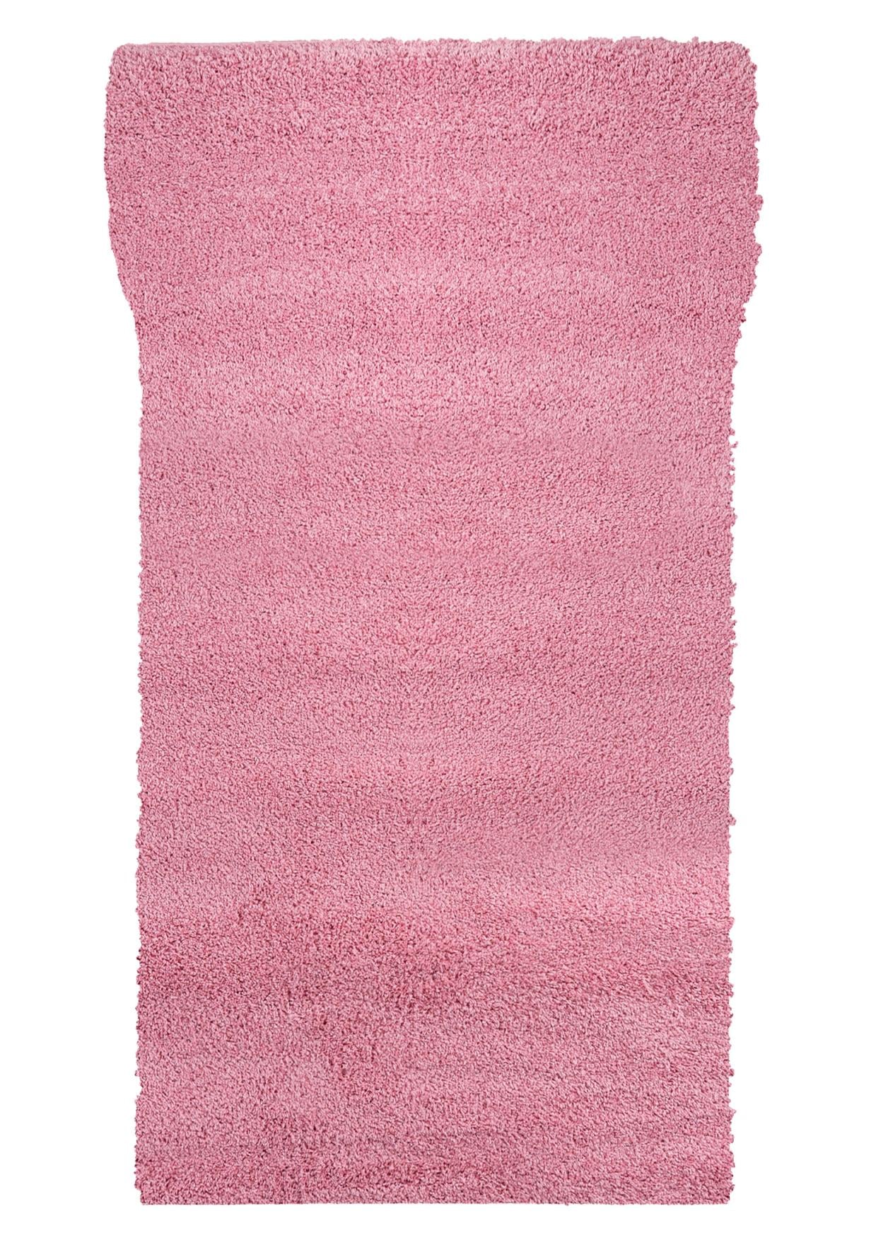 Chodnik Dywanowy Shaggy Jednokolorowy DELHI 7388A pink - różowy