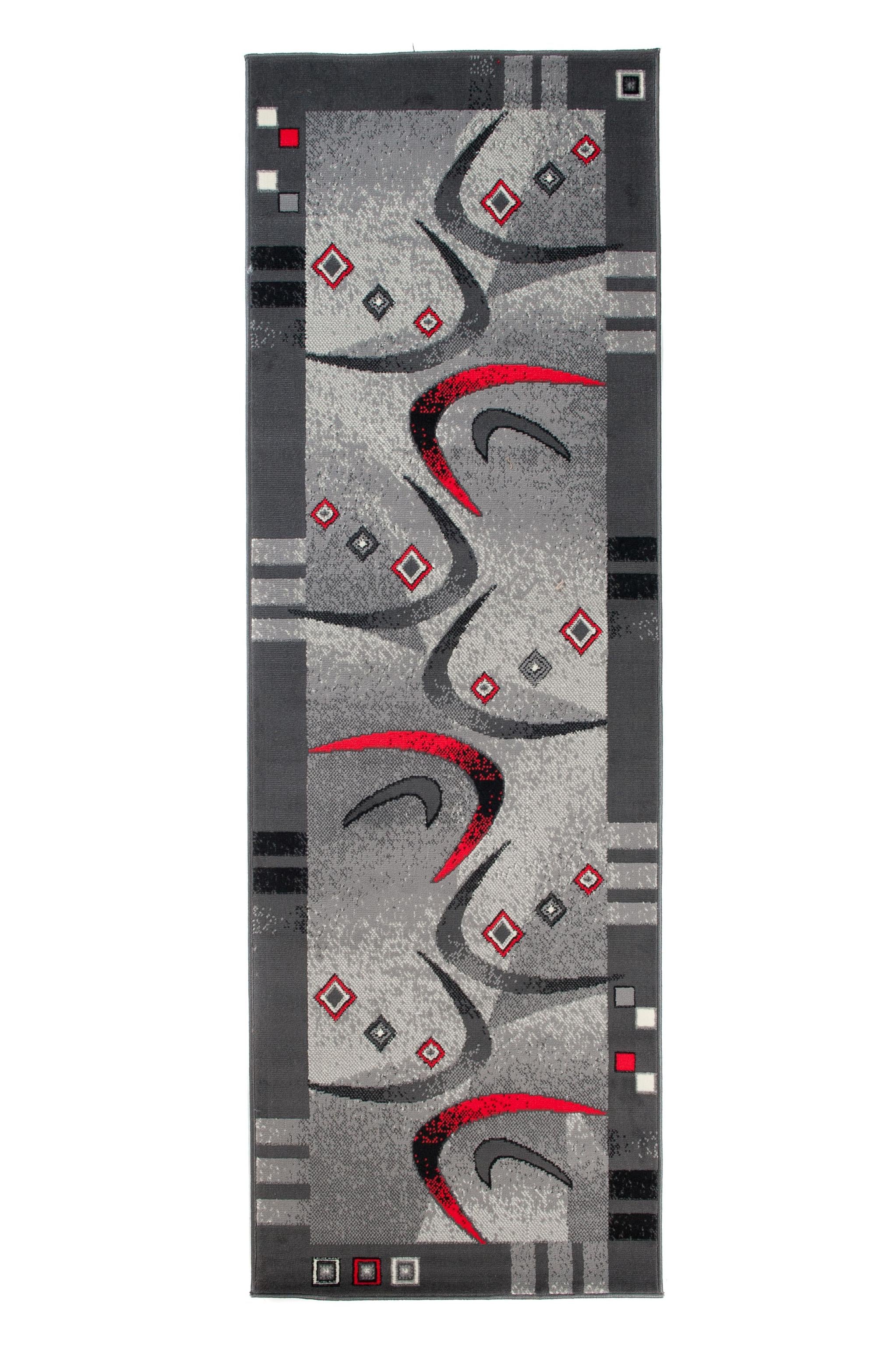 Dywan Nowoczesny Dream Geometryczny 4596A DARK GRAY - szary