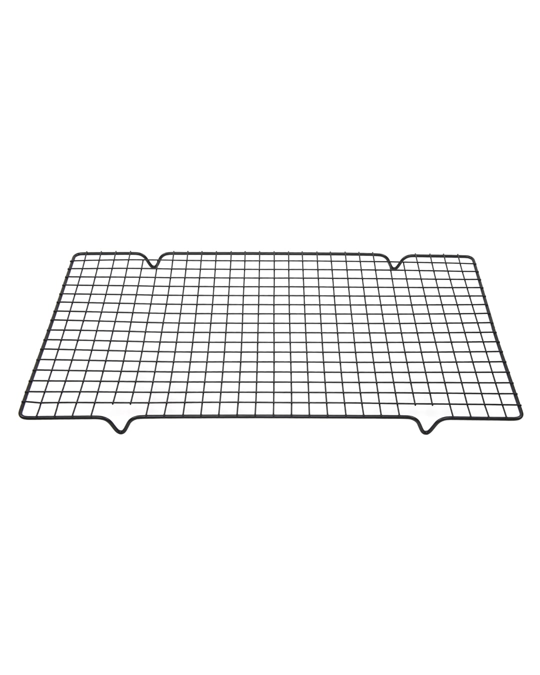 Metalowa kratka 45,5 x 25,5 cm do studzenia ciasta chleba - Forno Frado - czarna