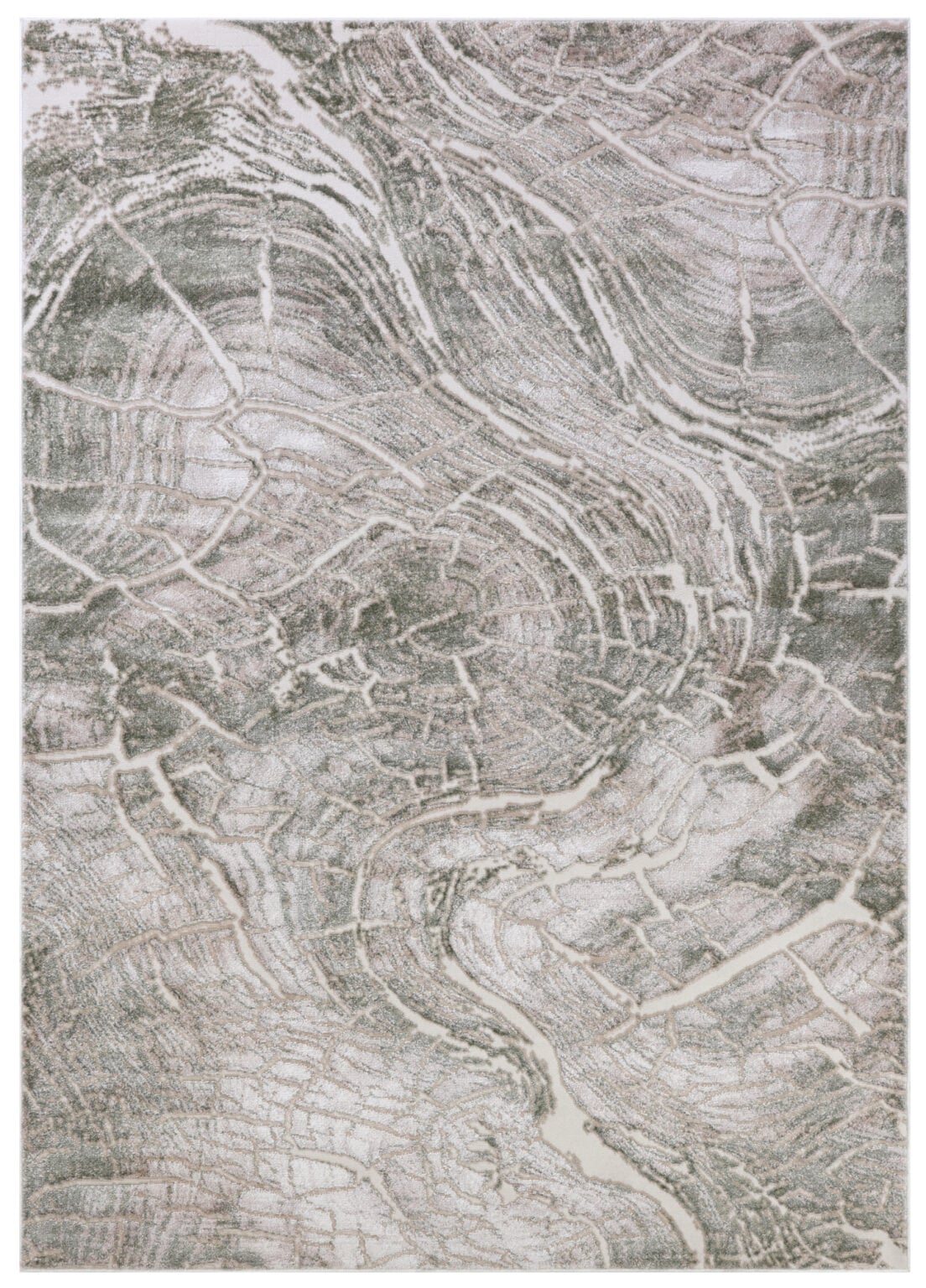 Dywan Nowoczesny - Teramo Verde - beżowy