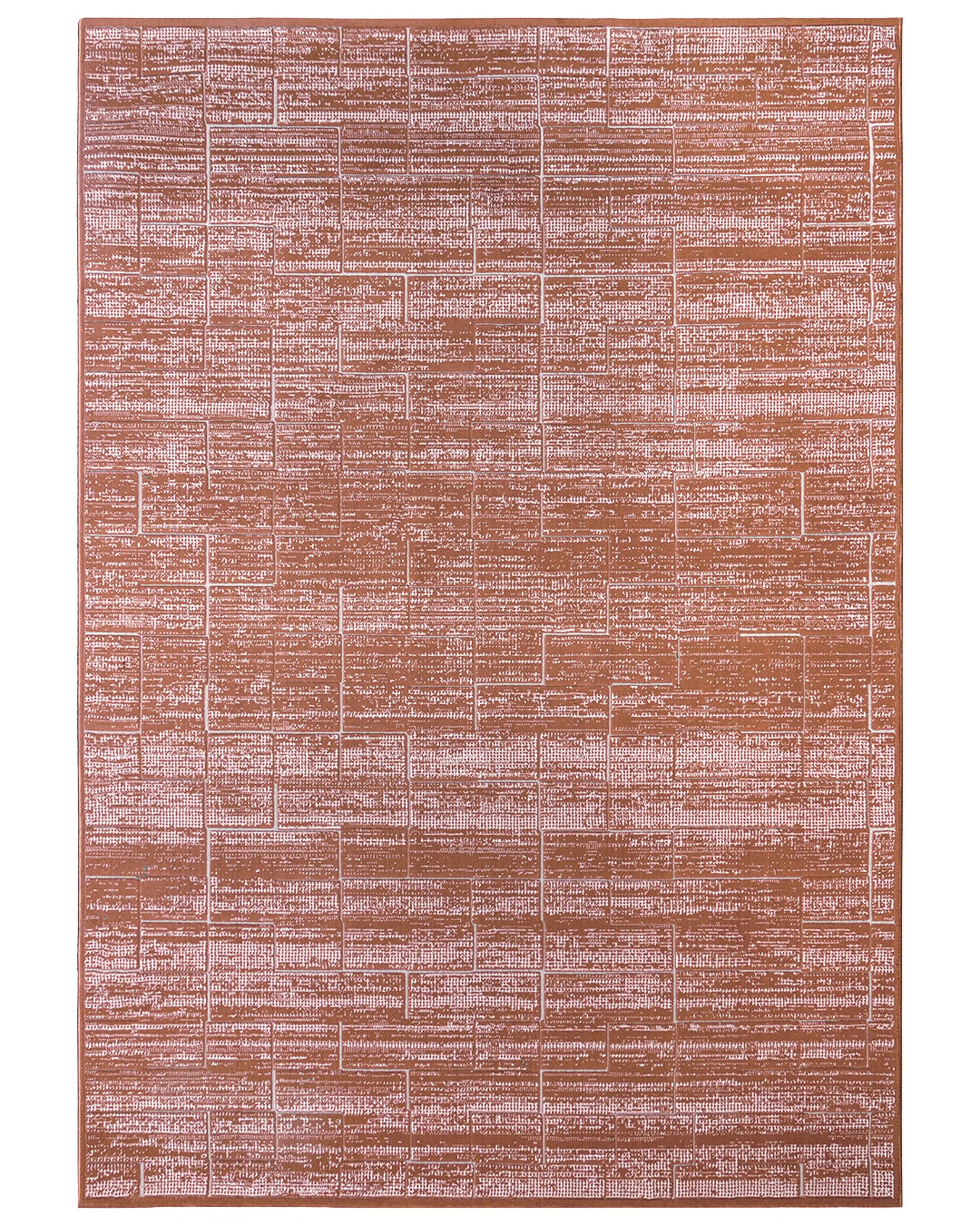 Dywan Nowoczesny, Abstrakcyjny - Alin Terracota - czerwony