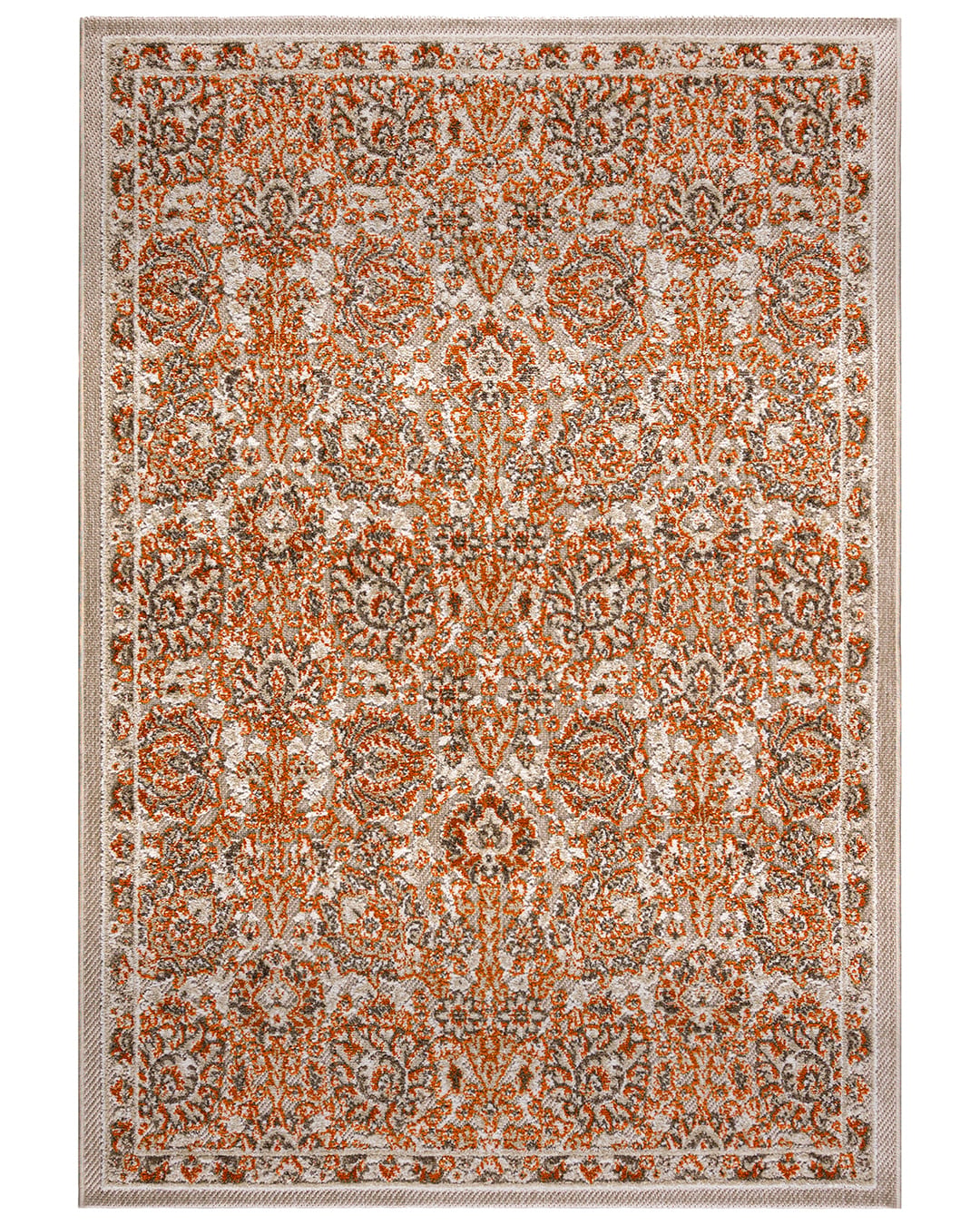 Dywan Zewnętrzny / Wewnętrzny - Saronno Beige - pomarańczowy, beżowy, wodoodporny