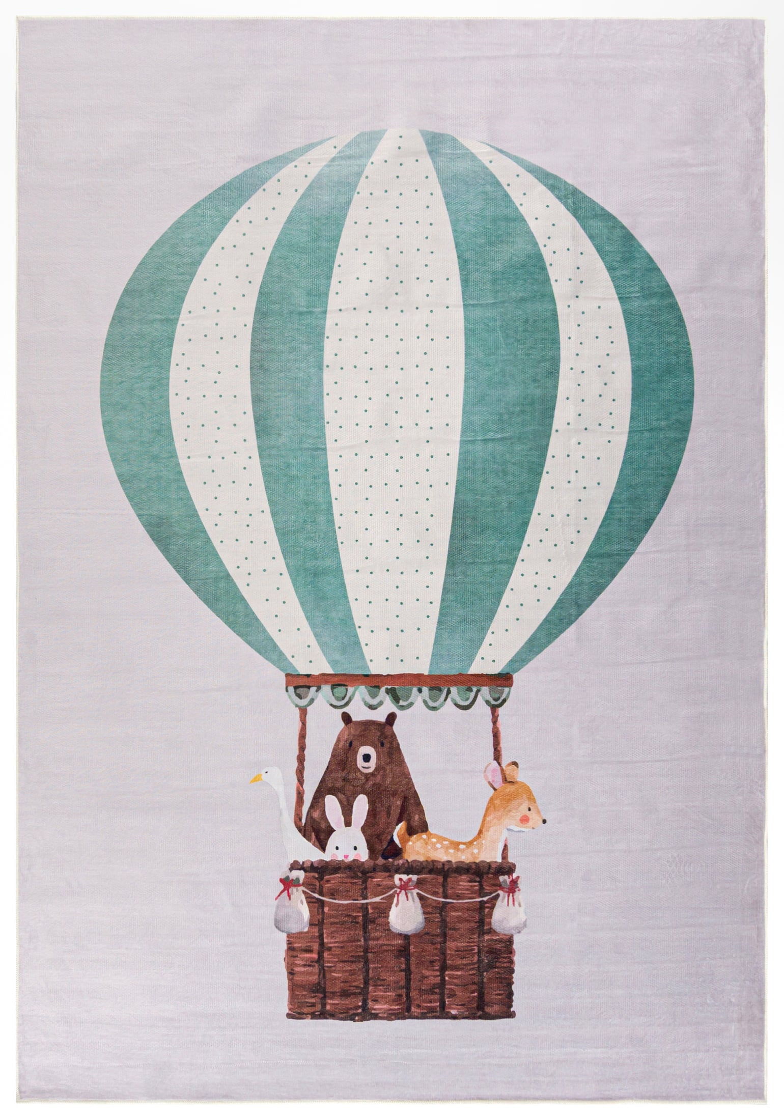 Dywan Dziecięcy - Bello Vento Verde - balon, zielony