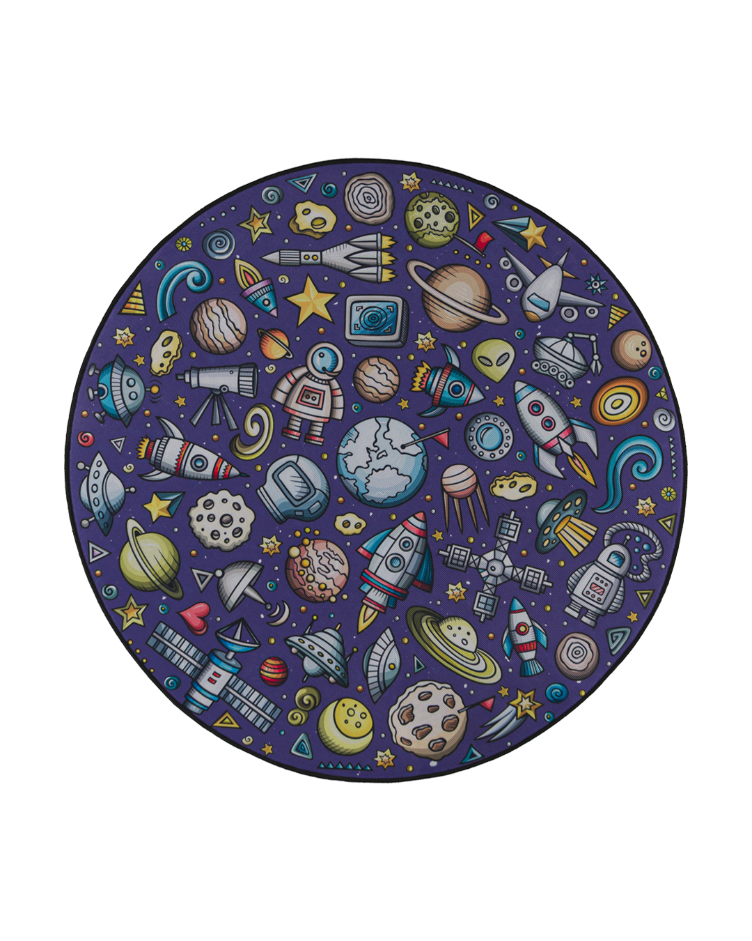 Dywan Dziecięcy - Bambini Cosmo - kosmos, granatowy