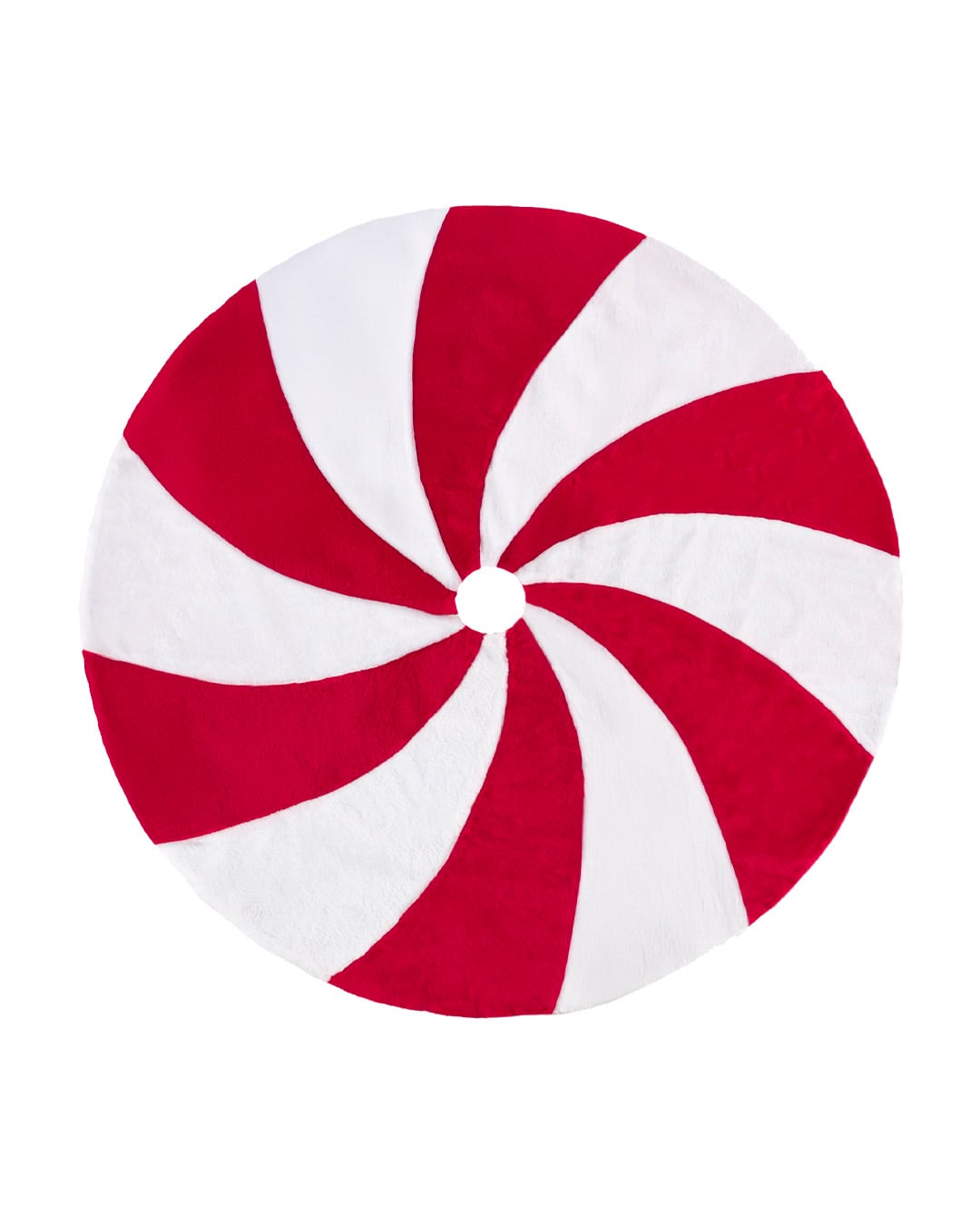Dywanik pod choinkę - Gonna Caramella - karmelek, czerwony, biały