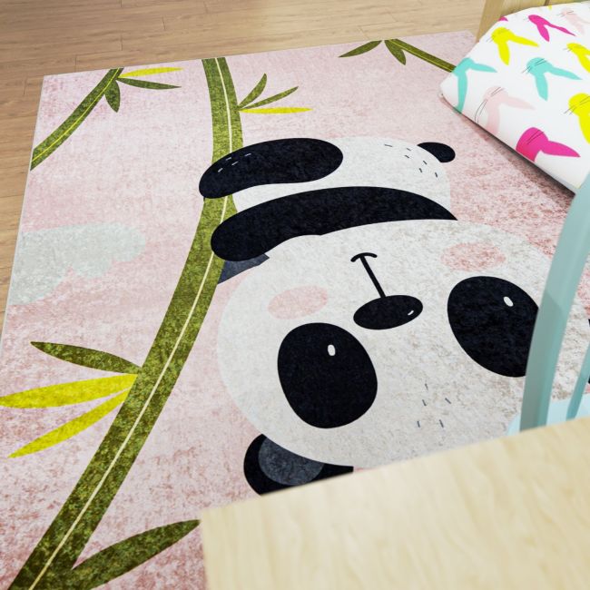 Dywan Dzięcięcy w Kolorze Różowym Panda EMMA 40690 - różowy /4/0/40690_w_3_