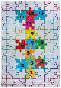Dywan Dziecięcy Puzzle EMMA 2673 - kolorowy