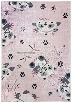 Dywan Dzięcięcy w Kolorze Różowym Panda EMMA 36461 - różowy