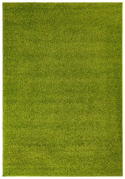 Dywany Shaggy Jednkolorowy Gładki DELHI 7388A GREEN - zielony