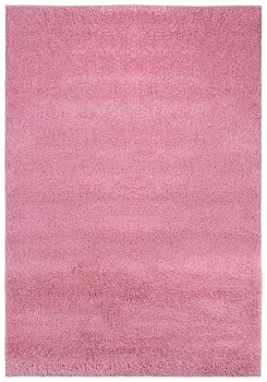 Dywany Shaggy Jednkolorowy Gładki DELHI 7388A PINK - różowy