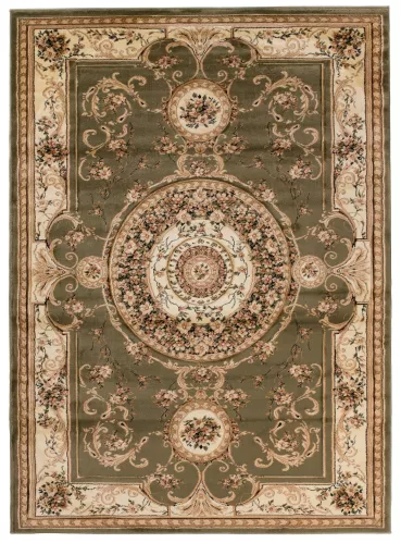 yem様 Dywan Tradycyjny Yesemek 6548A LEMON GREEN - zielony