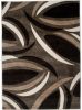 Dywan Nowoczesny Sumatra Geometryczny C804A FUME - brązowy, ciemnobeżowy