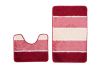 Dywanik Łazienkowy zestaw 2-częściowy zestaw MULTI B5019 RED