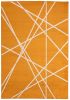 Dywan Nowoczesny Spring Geometryczny, Paski H175A ORANGE - pomarańczowy