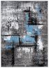 Dywan Nowoczesny Maya Abstrakcyjny Q541B WHITE - szary, niebieski
