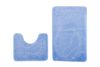 Dywanik Łazienkowy zestaw 2-częściowy zestaw MONO 1001 BLUE