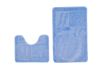 Dywanik Łazienkowy zestaw 2-częściowy zestaw MONO 1107 BLUE