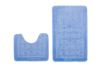 Dywanik Łazienkowy zestaw 2-częściowy zestaw MONO 1039 BLUE