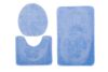 Dywanik Łazienkowy zestaw 3-częściowy zestaw MONO 1125 BLUE