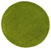 Dywany Okrągły Shaggy Jednkolorowy Gładki DELHI 7388A GREEN - zielony