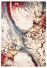 Dywan Nowoczesny Rivioli Abstrakcyjny BB20A CREAM - beżowy, czerwony, kolorowy