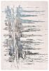 Nowoczesny Dywan Abstrakcja ART z Frędzlami Rivoli 69603 - kremowy, niebieski