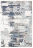 Nowoczesny Dywan Abstrakcja z Frędzlami Rivoli 69653 - kremowy, niebieski