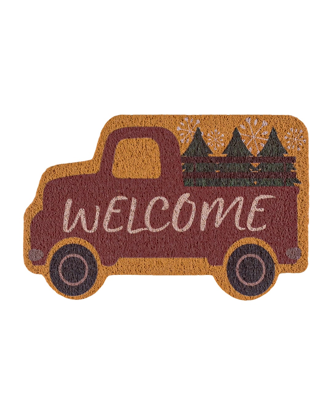 Wycieraczka świąteczna - Festivo Auto - brązowa, welcome