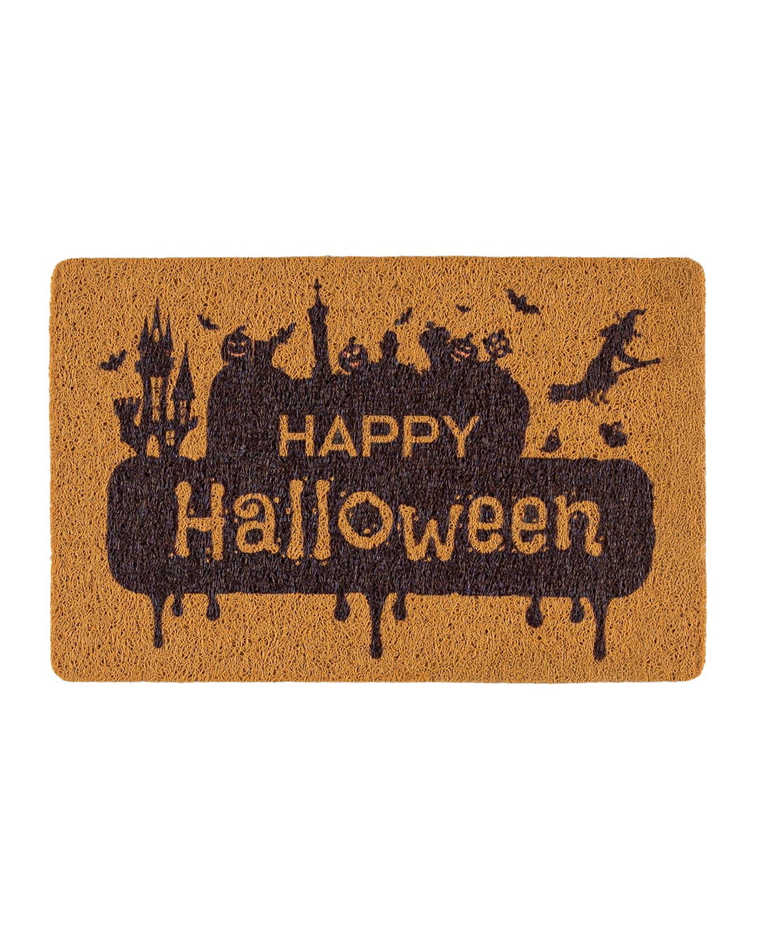 Wycieraczka Halloweenowa - Halloween Strega - brązowa, czarna, czarownica