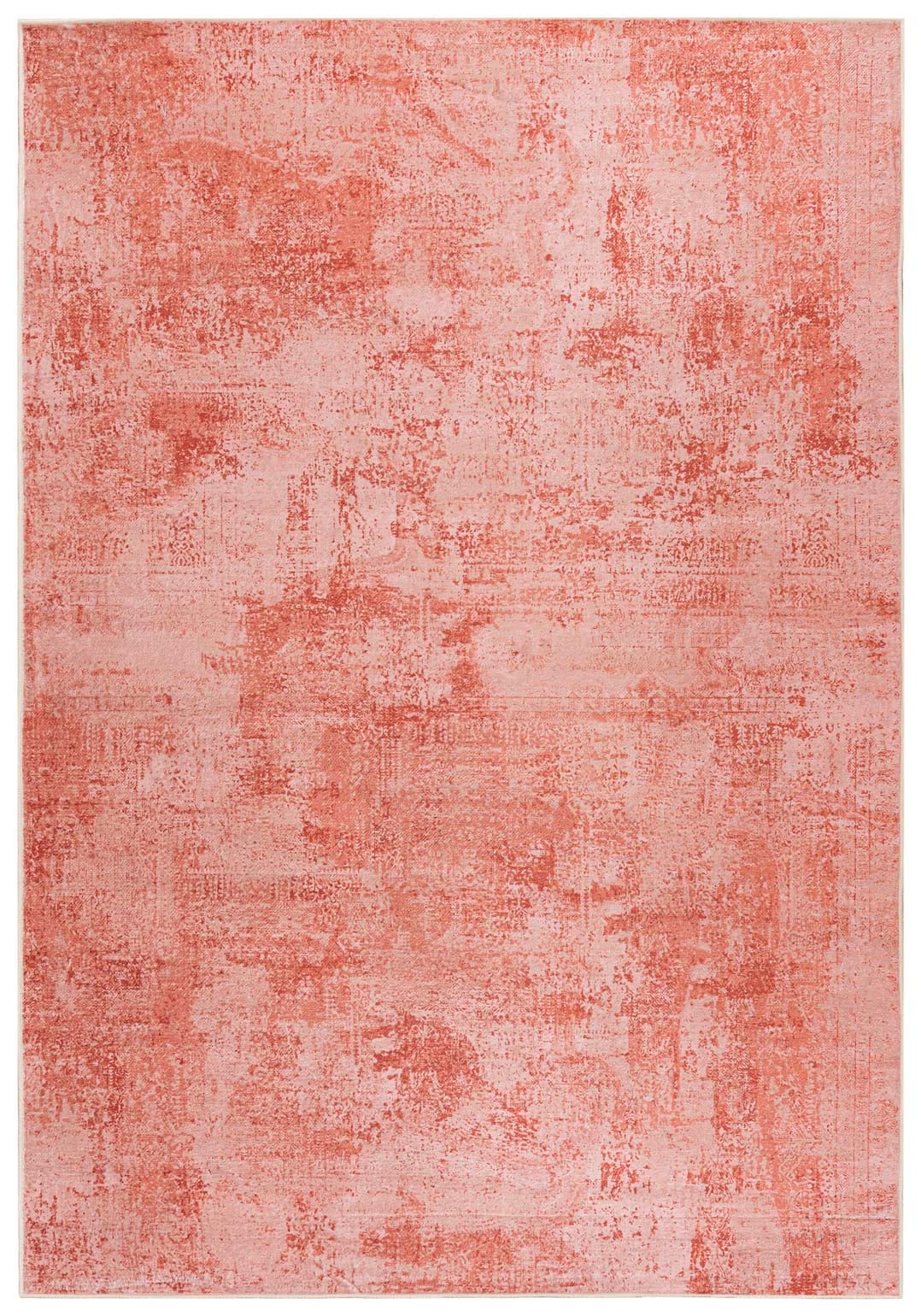 Dywan Nowoczesny HUDSON SOLID RUST - abstrakcyjny, pomarańczowy