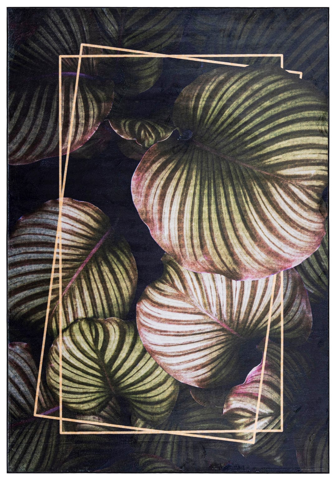 Dywan Nowoczesny PRINTED Y_A Kwiaty Monstera