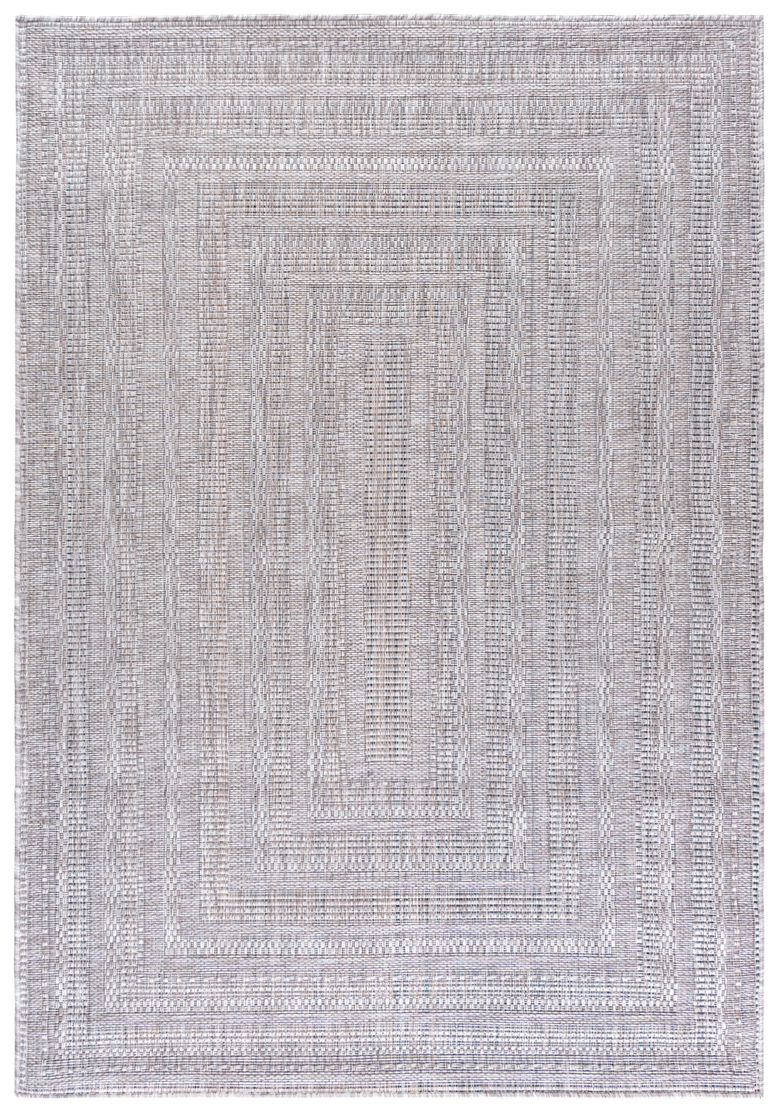 Dywan Sznurkowy Zewnętrzny / Wewnętrzny Płaskotkany MELISSA KM24B - nowoczesny, jednokolorowy, grafitowy, szary