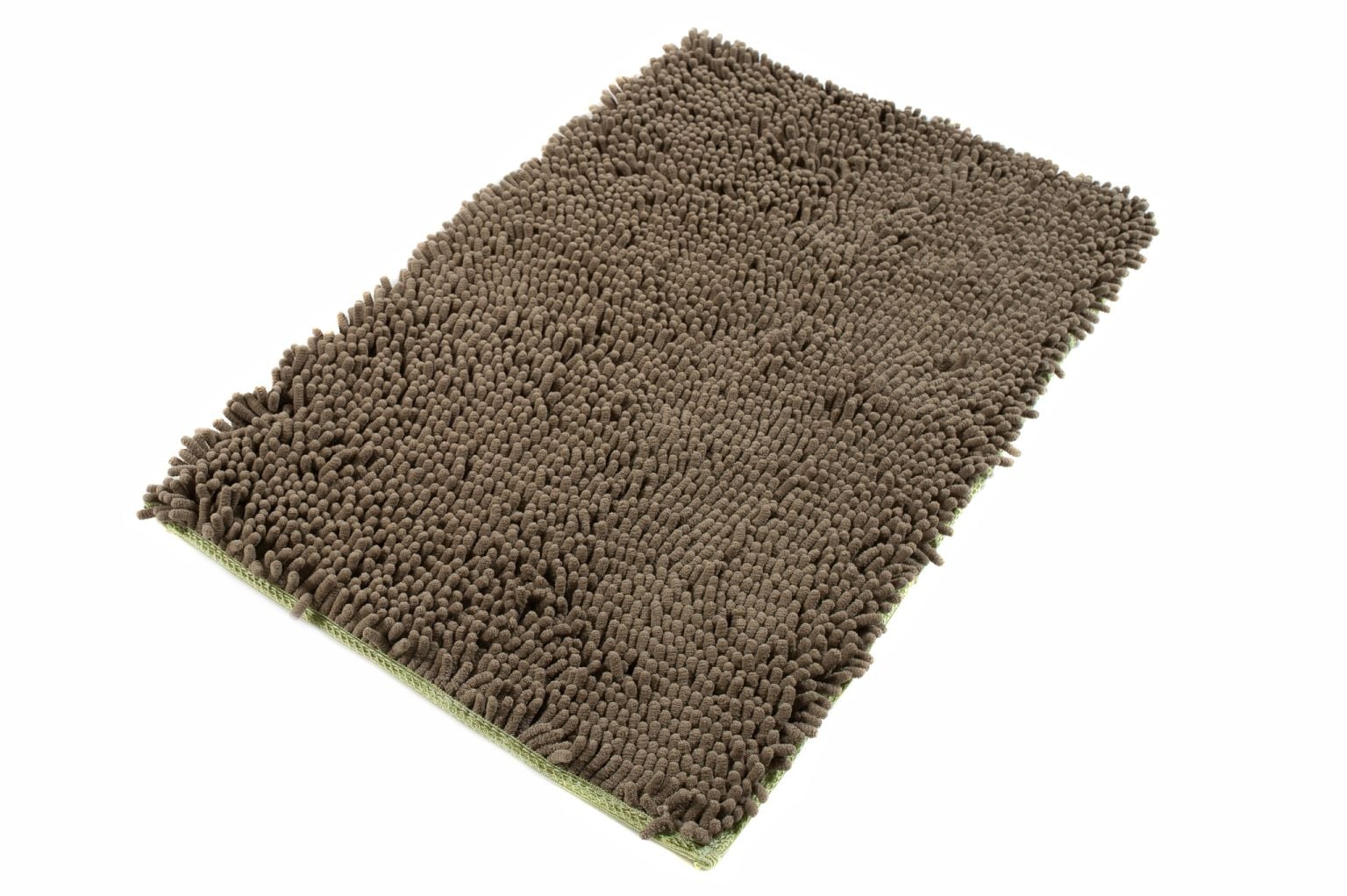 Dywanik Łazienkowy CHENIILE SOLID GREEN - antypoślizgowy, mikrofibra, zielony