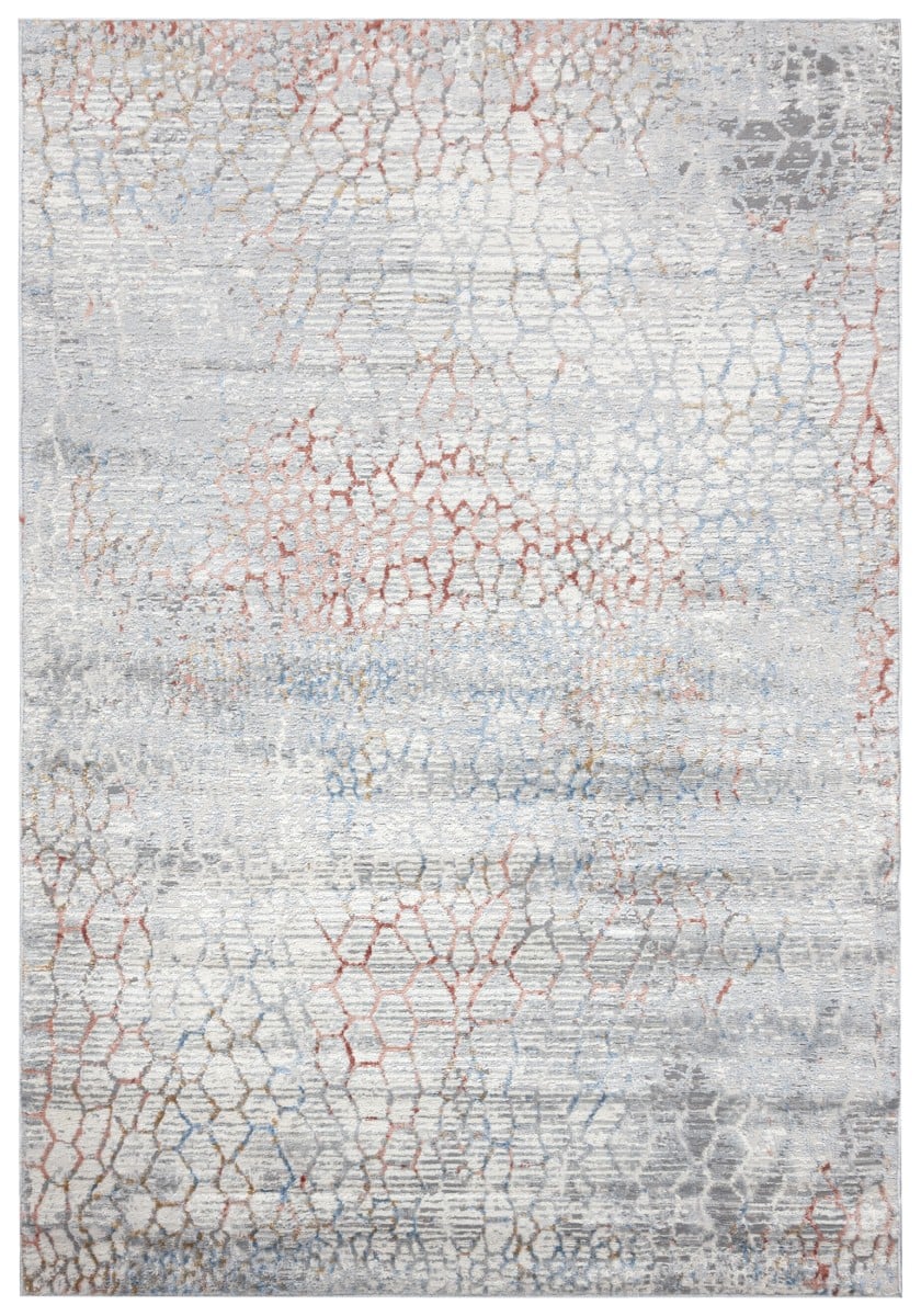 Dywan Nowoczesny - Portland G513C WHITESALMON - Abstrakcyjny, jasnoszary, łososiowy