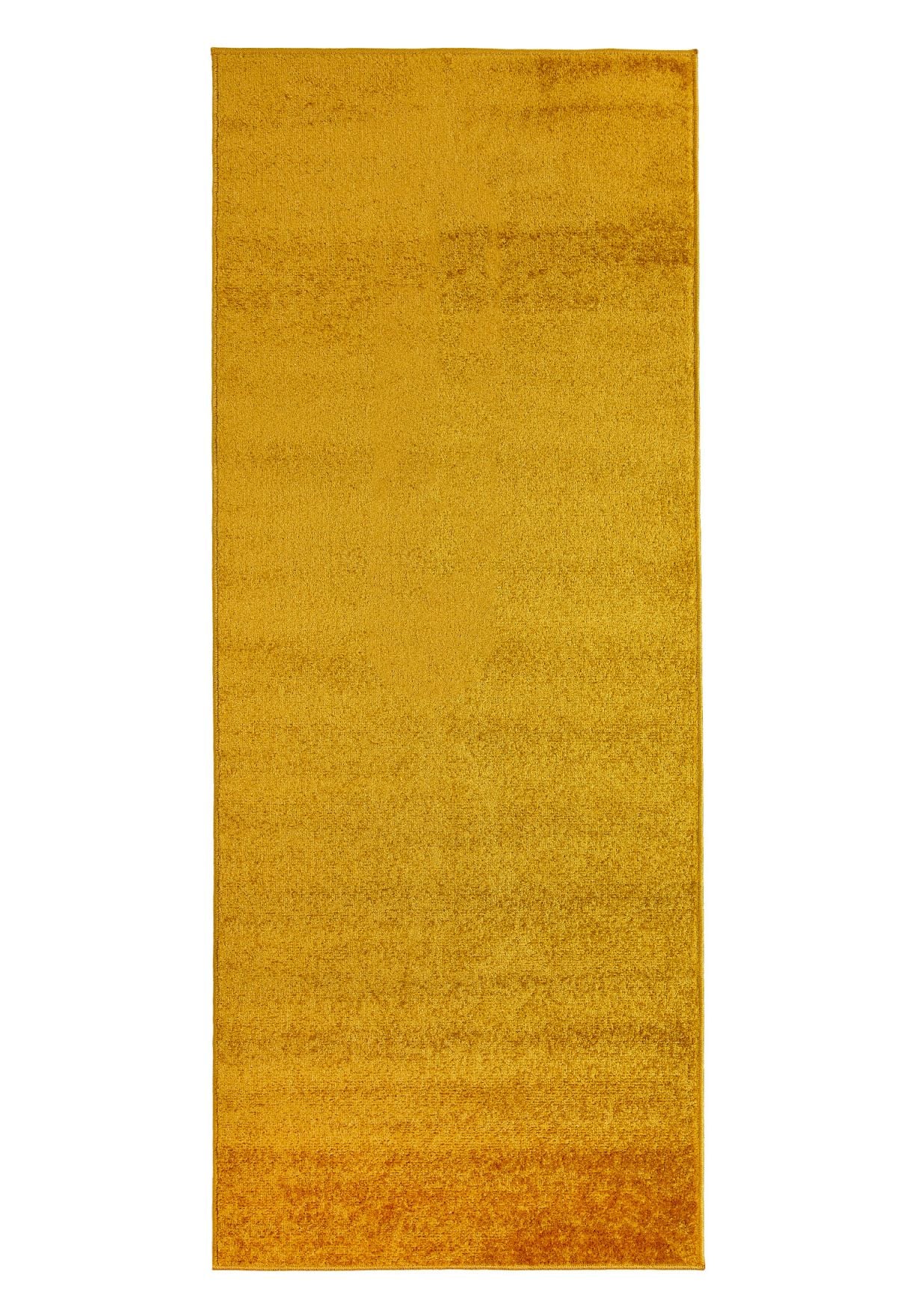 Dywan do Przedpokoju, Kuchni Jednokolorowy Gładki SPRING P113A DARK YELLOW- żółty