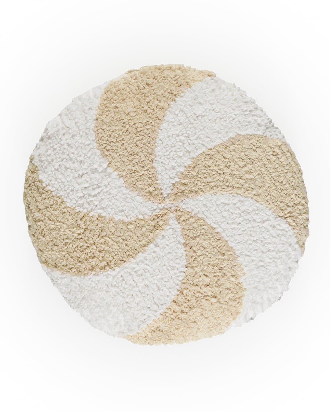Poduszka dekoracyjna z wypełnieniem, 40x40 cm - Inverno Caramello Beige - cukierek świąteczny, beżowa