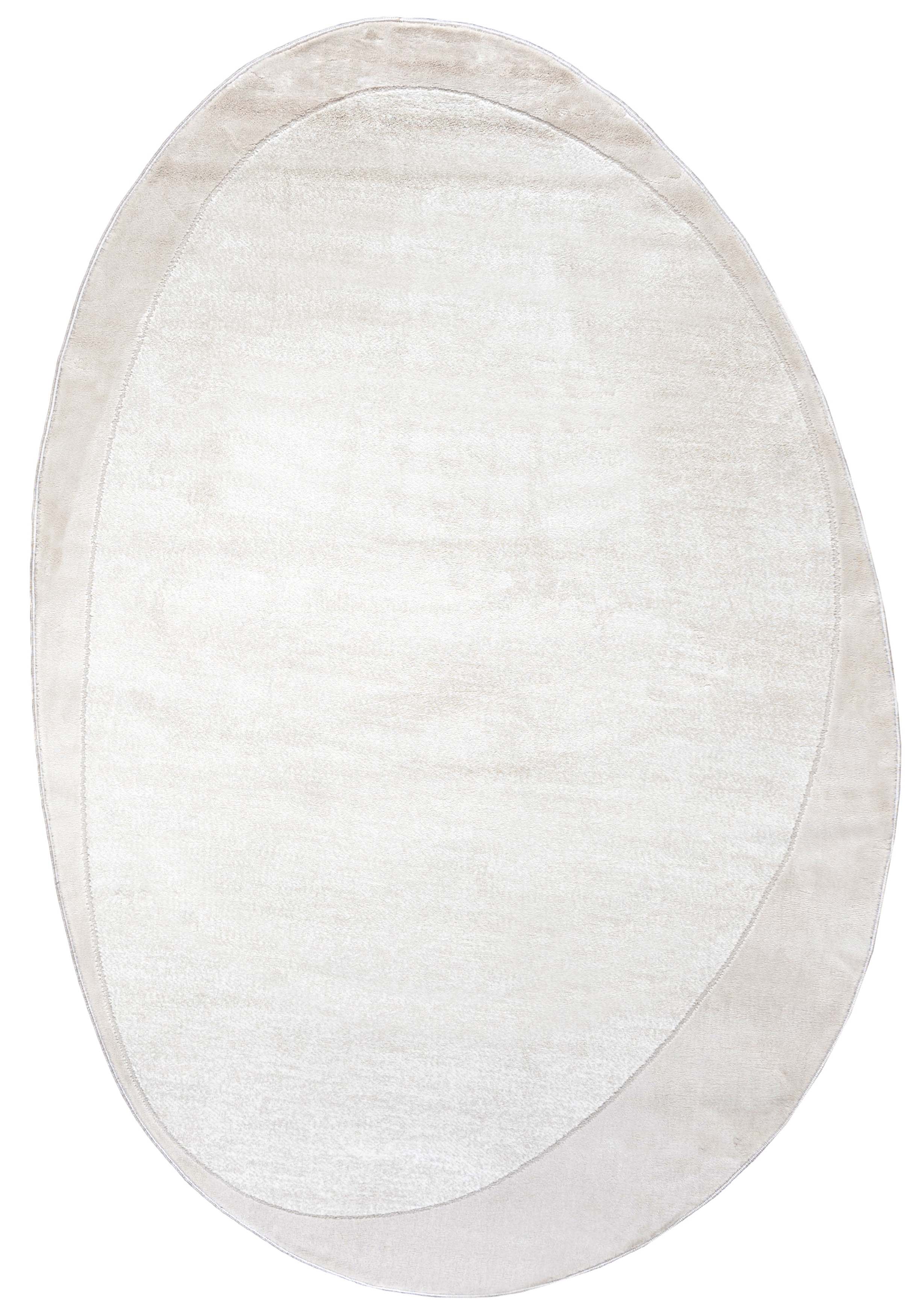 Dywan 7697A SILALUX - nowoczesny, nieregularny, biały, ecru