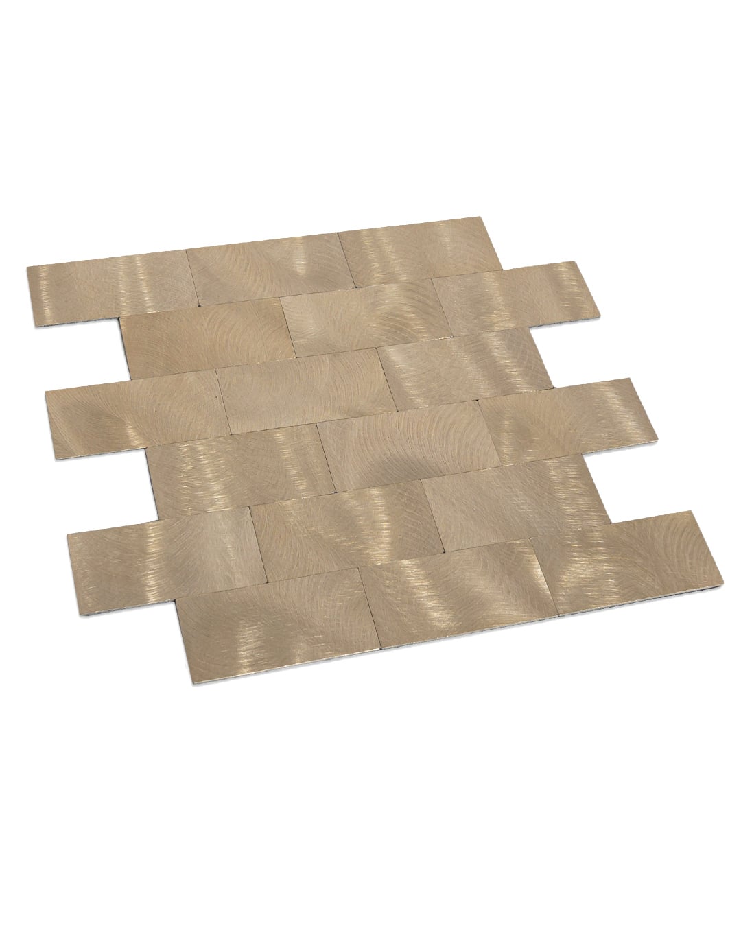 Płytki samoprzylepne - Lime Oro - złote 1 szt.