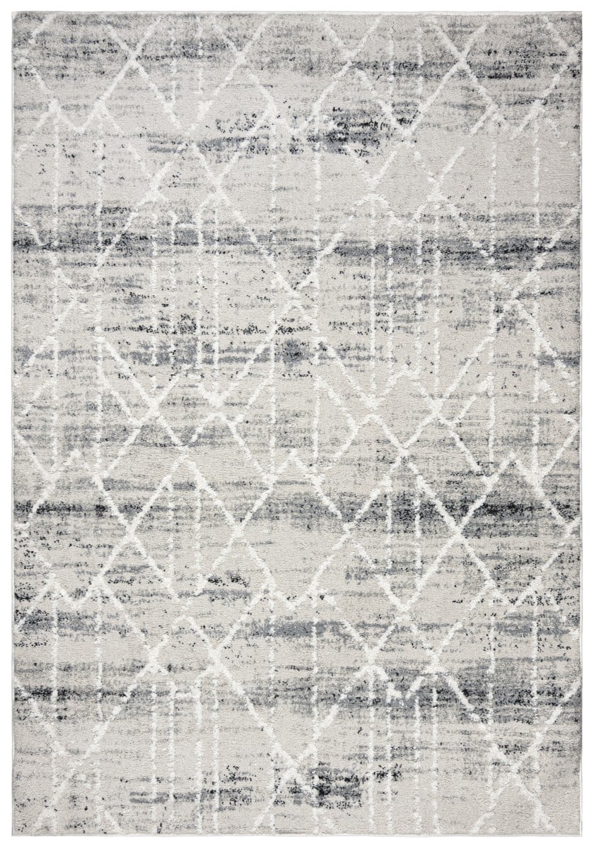 Dywan Nowoczesny Troya Geometryczny V489C COKME CREAM - kremowy, jasnoszary